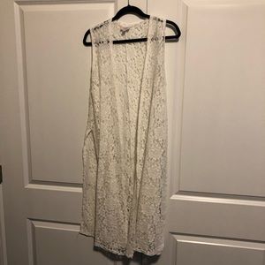 LuLuRoe White Lace “Joy”